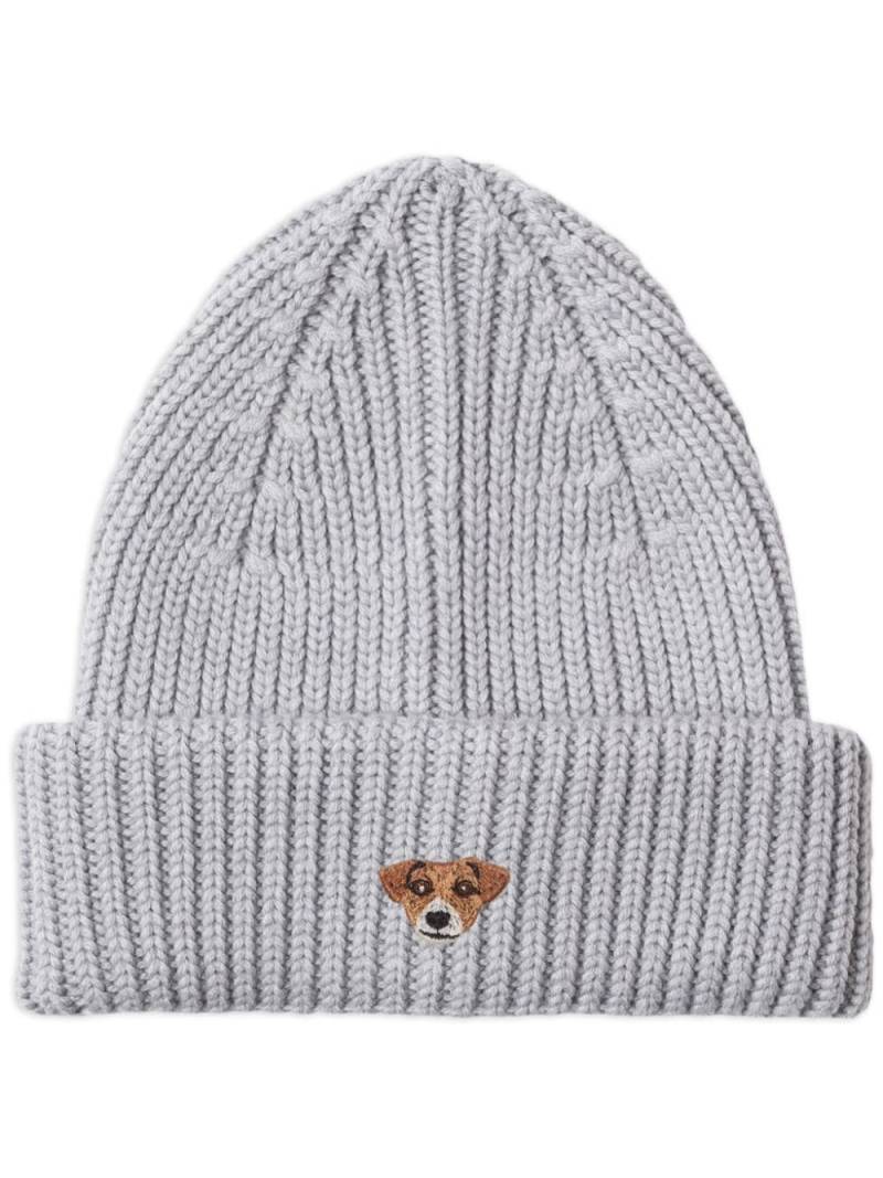 PELO FOUNDATION Jack Russel beanie - Grey von PELO FOUNDATION