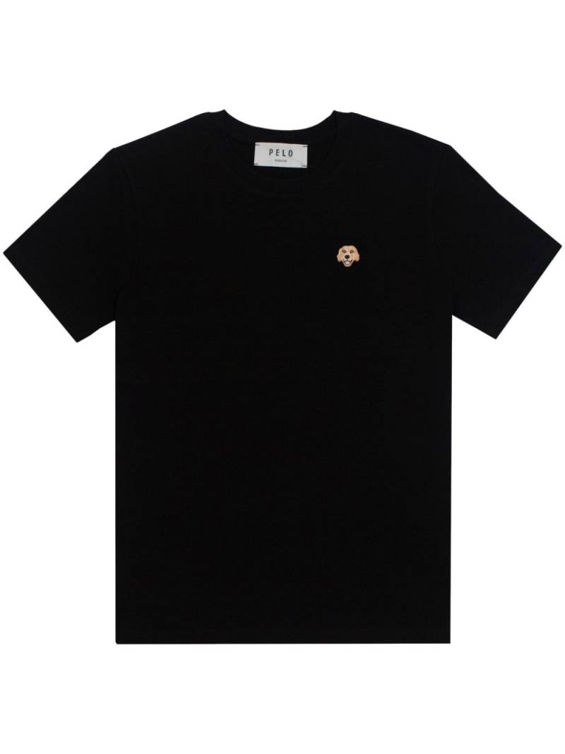 PELO FOUNDATION Labrador patch T-shirt - Black von PELO FOUNDATION