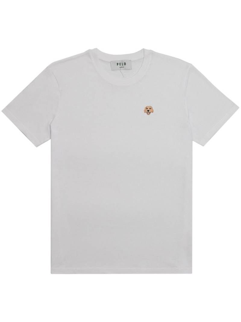 PELO FOUNDATION Labrador patch T-shirt - White von PELO FOUNDATION