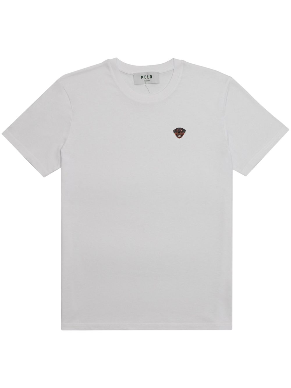 PELO FOUNDATION dog-appliqué T-shirt - White von PELO FOUNDATION