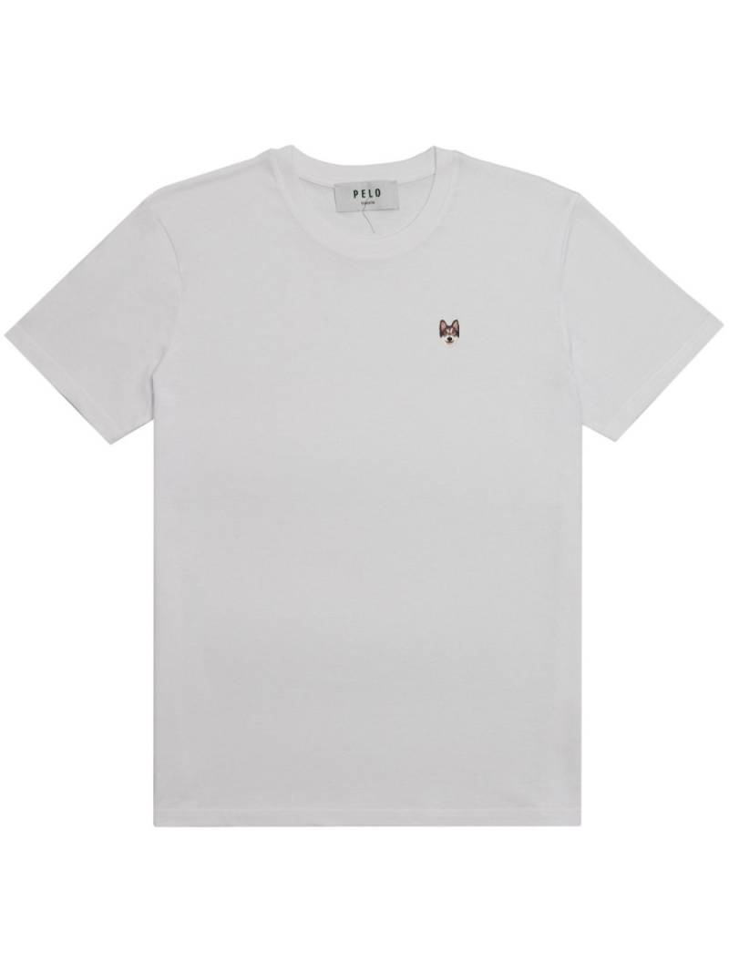 PELO FOUNDATION wolf-appliqué T-shirt - White von PELO FOUNDATION