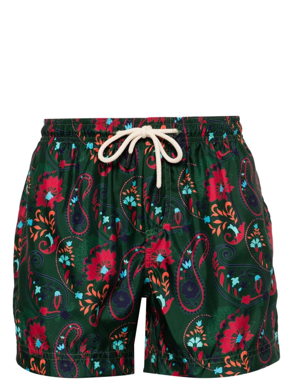 PENINSULA SWIMWEAR Casablanca paisley-print swim shorts - Green von PENINSULA SWIMWEAR