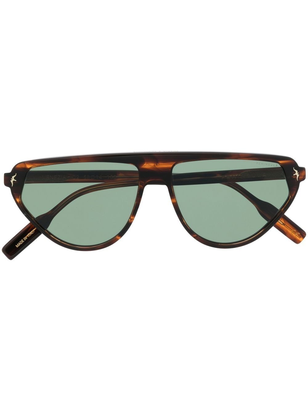 PENINSULA SWIMWEAR Venice oversized sunglasses - Brown von PENINSULA SWIMWEAR