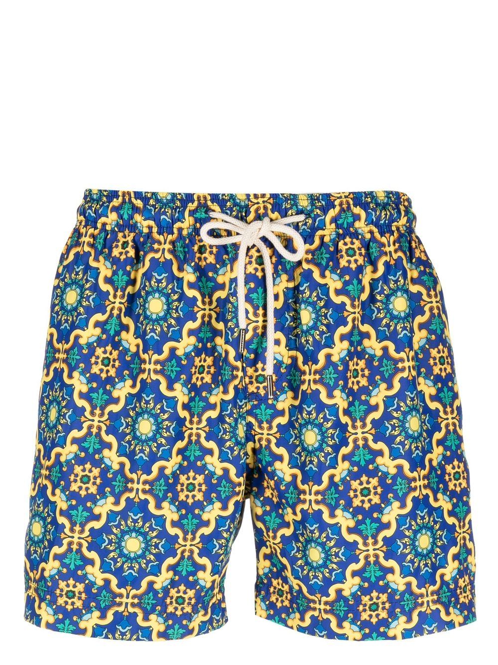 PENINSULA SWIMWEAR graphic-print swim shorts - Blue von PENINSULA SWIMWEAR