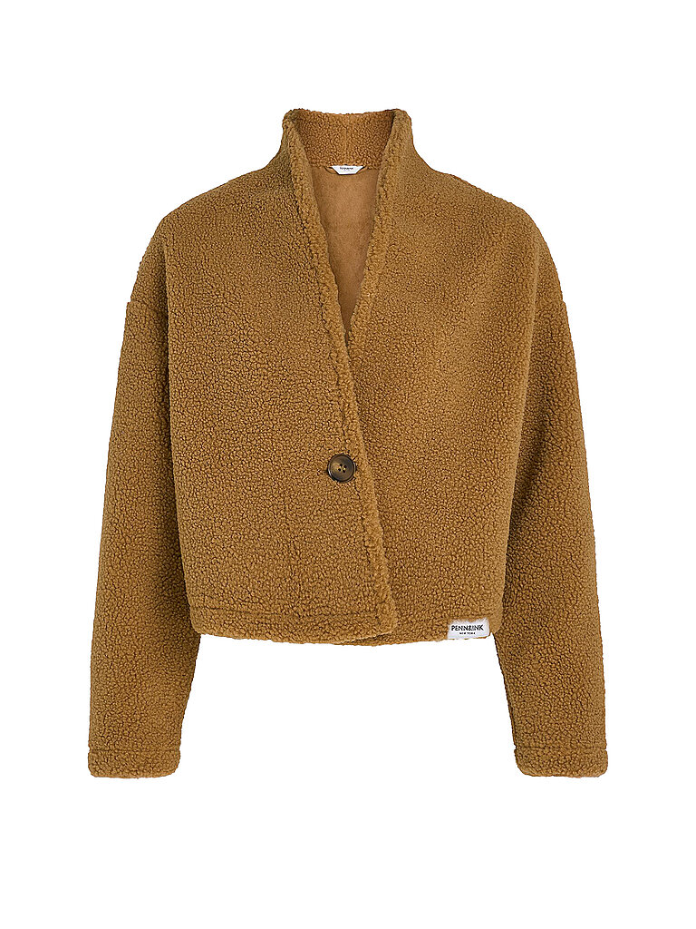 PENN&INK Jacke iin Felloptik camel | 34 von PENN&INK