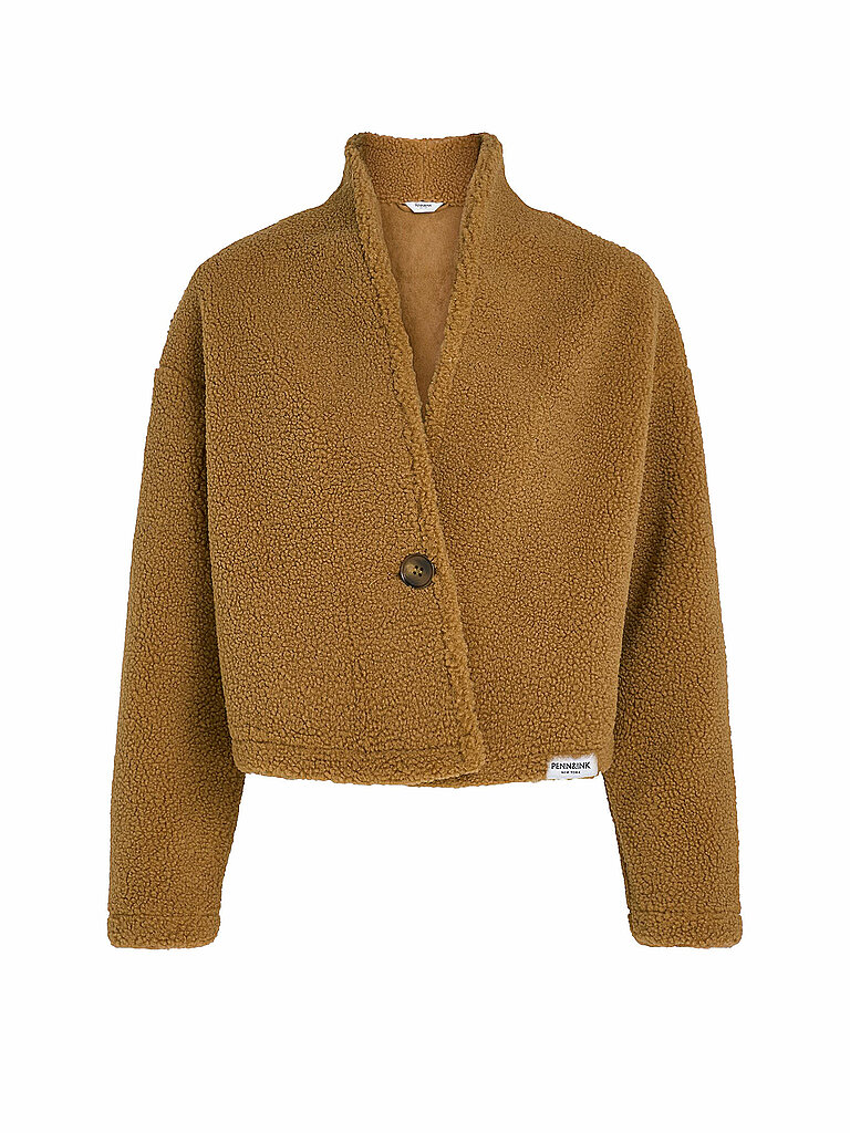 PENN&INK Jacke iin Felloptik camel | 42 von PENN&INK