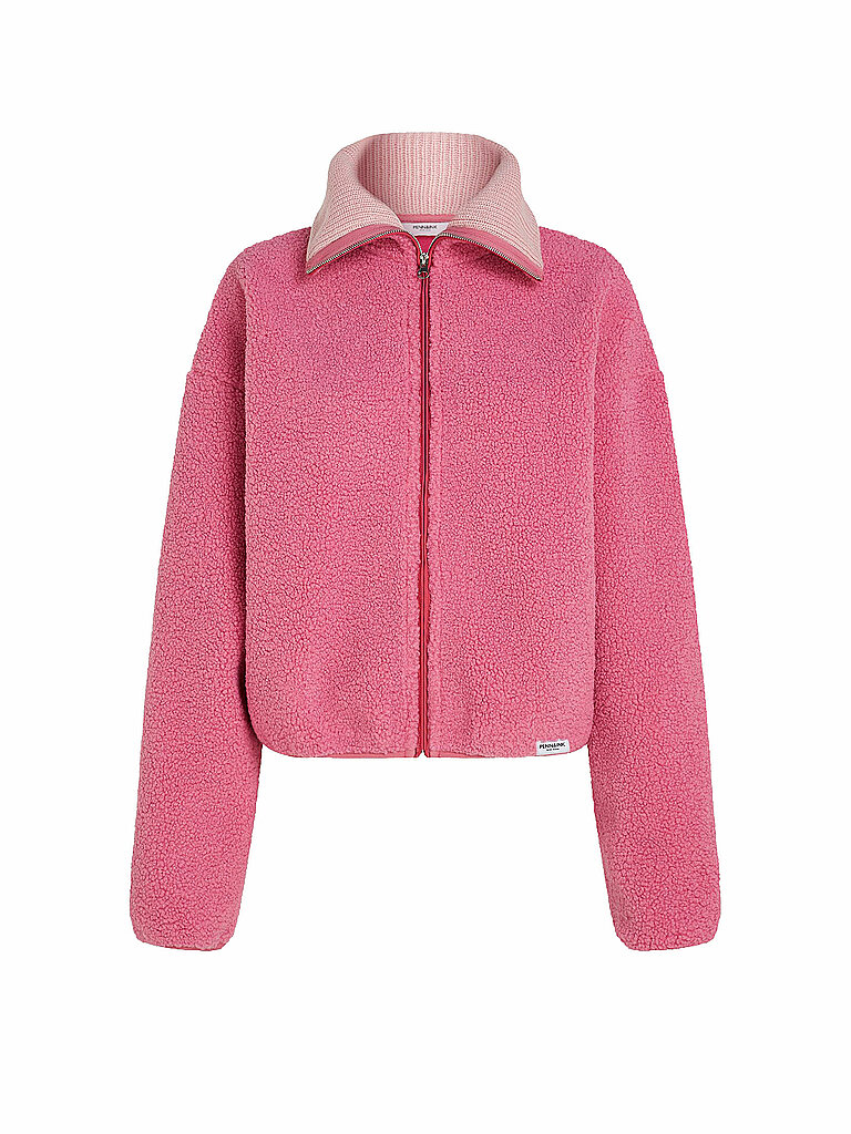 PENN&INK Jacke in Teddyfell pink | 34 von PENN&INK