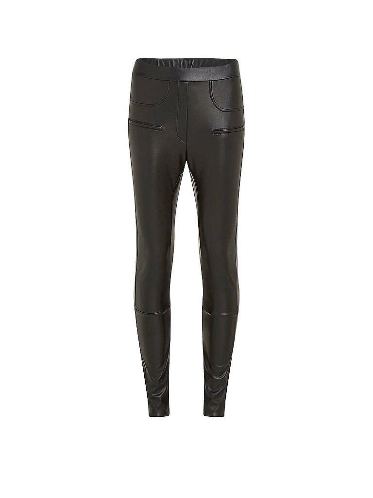 PENN&INK Legging in Lederoptik schwarz | 40 von PENN&INK