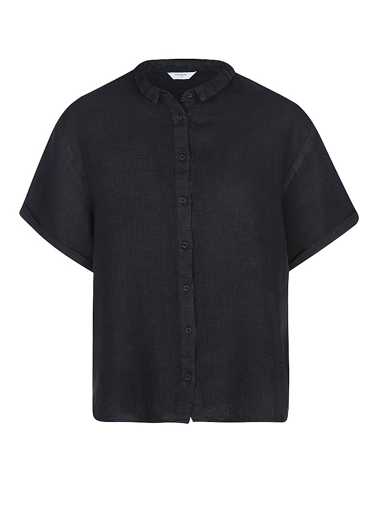 PENN&INK Leinenbluse  dunkelblau | 38 von PENN&INK