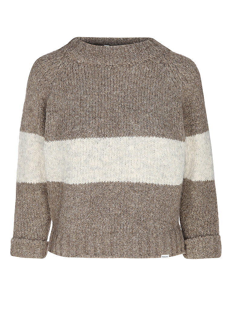 PENN&INK Pullover braun | L von PENN&INK