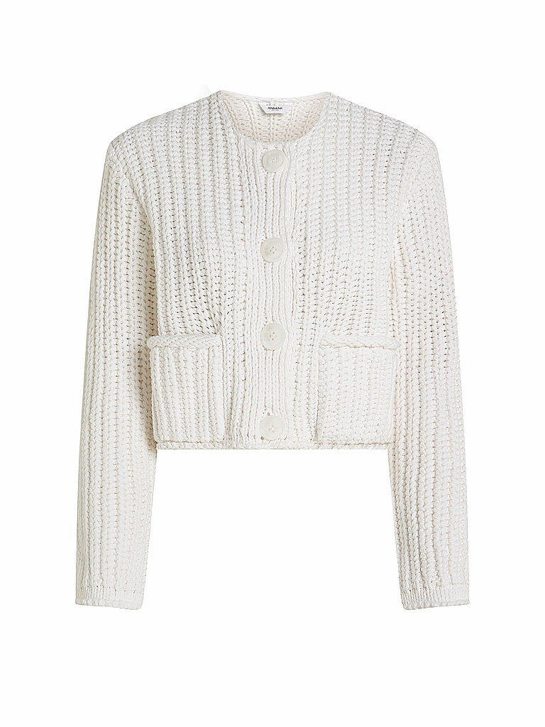 PENN&INK Strickjacke  weiss | XS von PENN&INK
