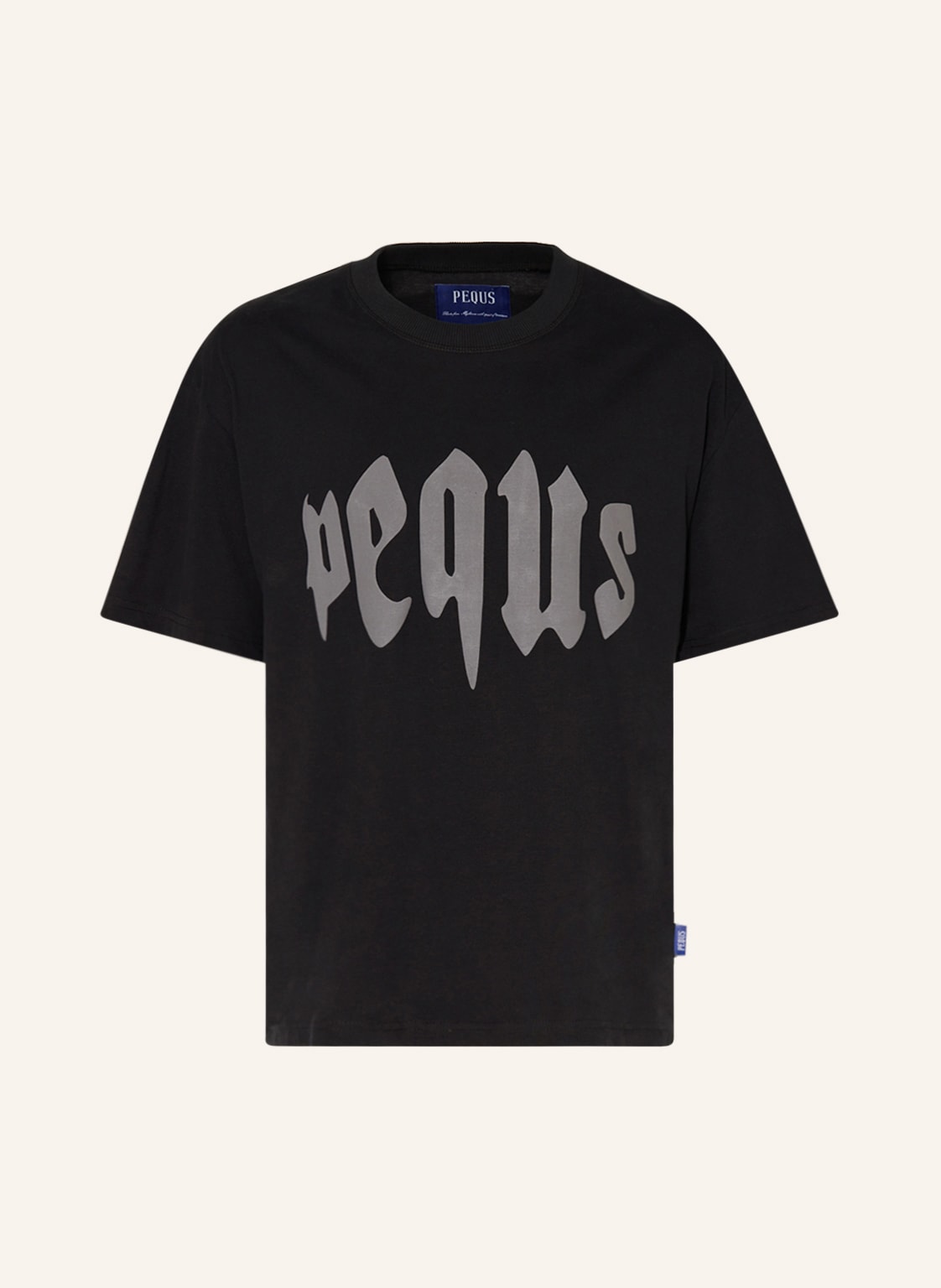 Pequs T-Shirt schwarz