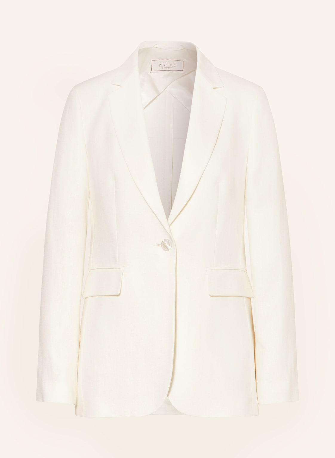 Peserico Blazer Mit Leinen weiss von PESERICO