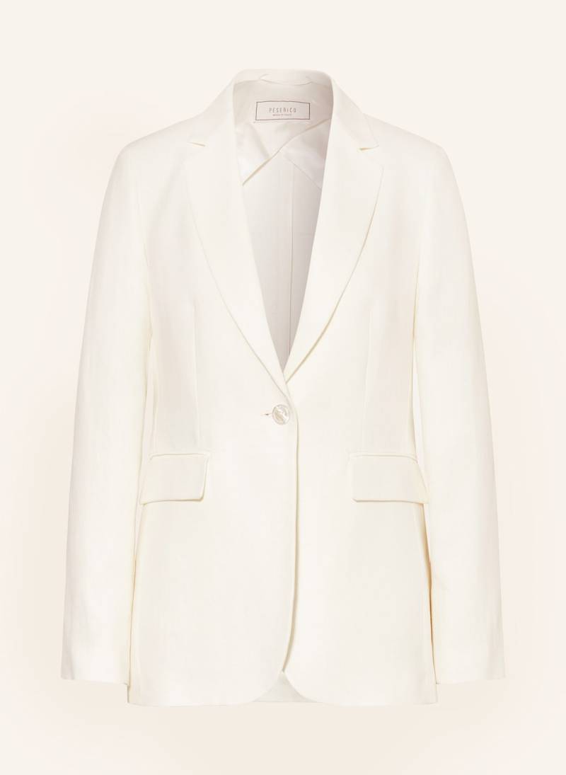 Peserico Blazer Mit Leinen weiss von PESERICO