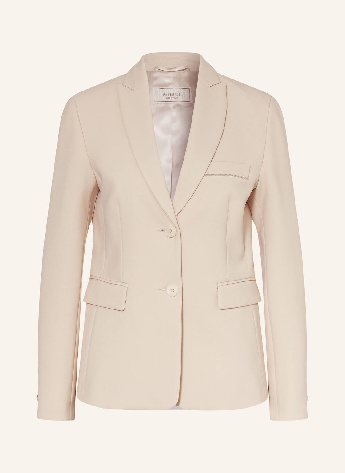 Peserico Blazer Mit Schmuckperlen beige Peserico Blazer Mit Schmuckperlen beige von PESERICO