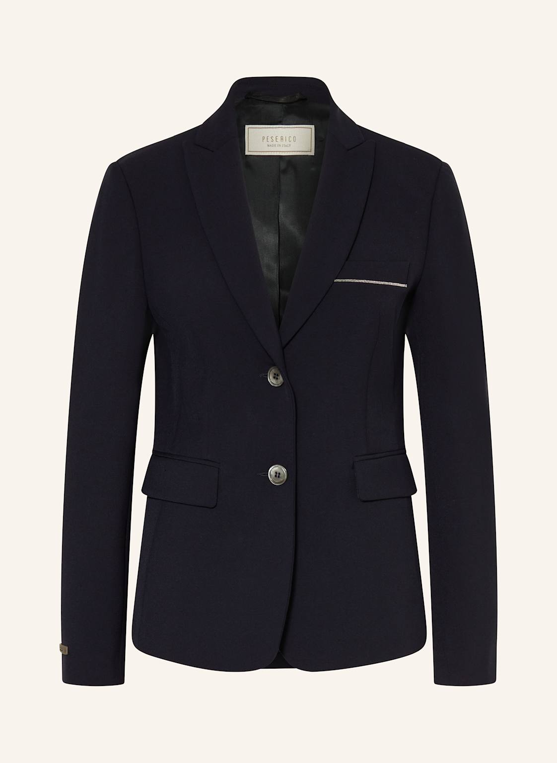 Peserico Blazer Mit Schmuckperlen blau von PESERICO