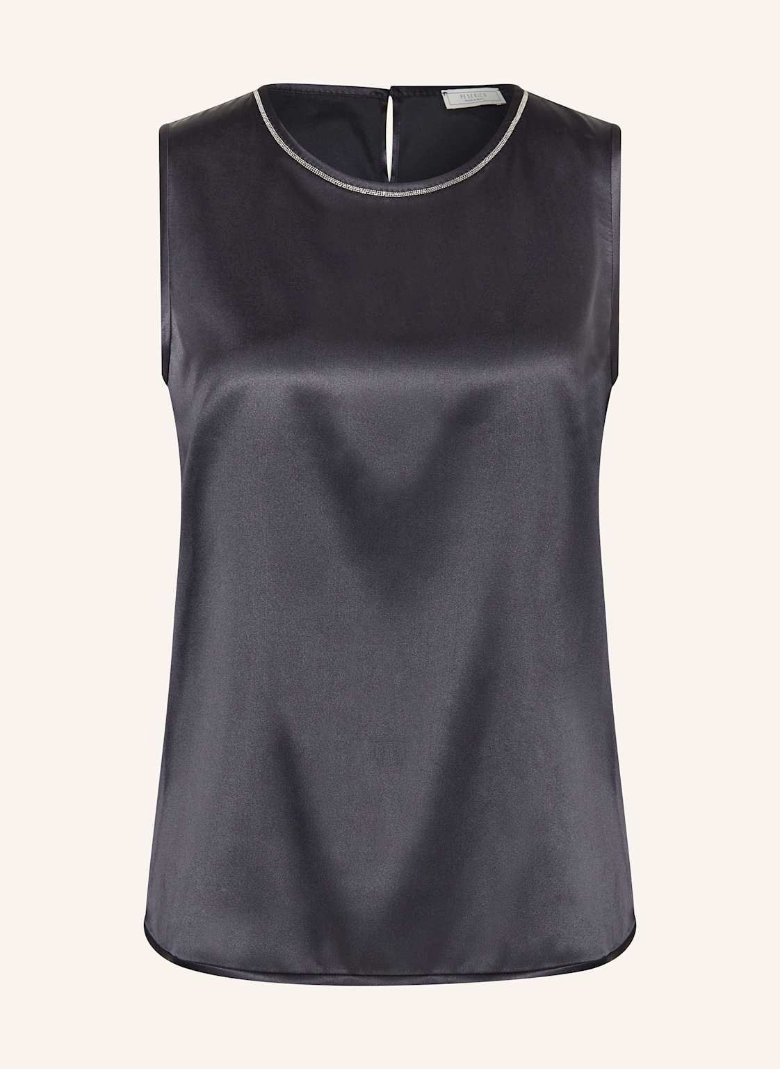Peserico Blusentop Aus Seide blau Peserico Blusentop Aus Seide blau von PESERICO