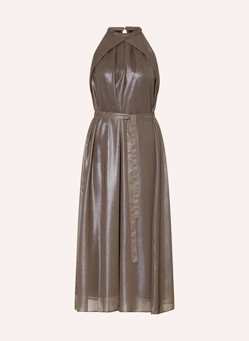 Peserico Cocktailkleid Mit Schmucksteinen beige von PESERICO