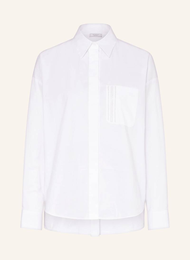 Peserico Hemdbluse Mit Schmuckperlen weiss von PESERICO