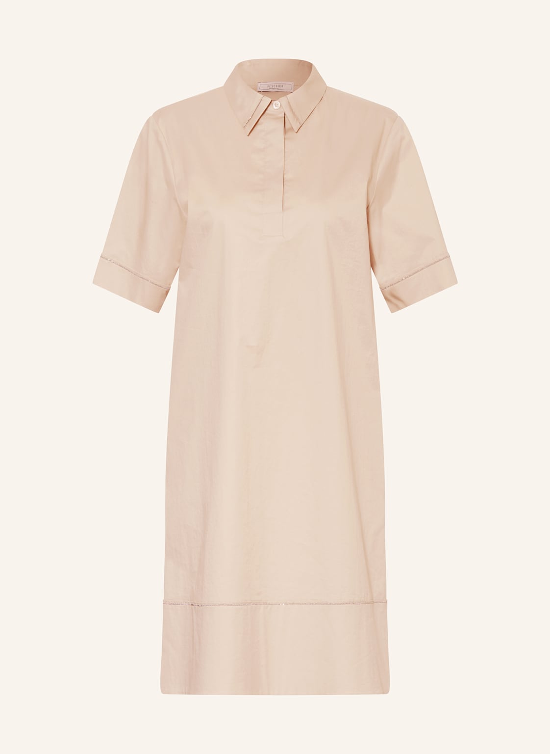 Peserico Kleid Mit Schmucksteinen beige von PESERICO