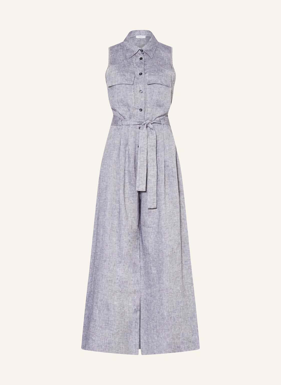 Peserico Leinen-Jumpsuit Mit Schmuckperlen blau Peserico Leinen-Jumpsuit Mit Schmuckperlen blau von PESERICO