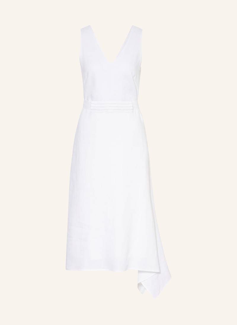 Peserico Leinenkleid Mit Schmuckperlen weiss von PESERICO