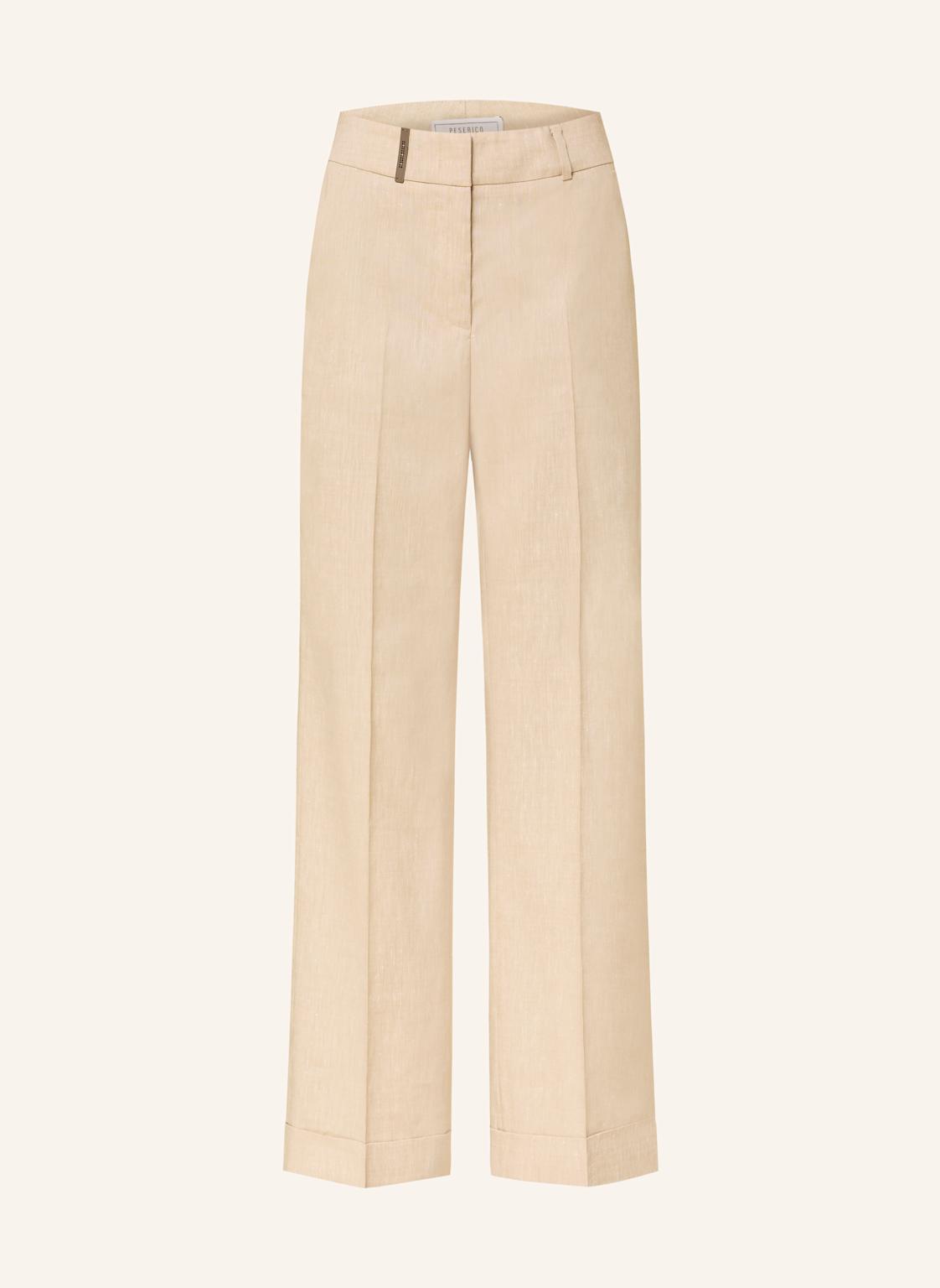 Peserico Marlenehose Mit Leinen beige Peserico Marlenehose Mit Leinen beige von PESERICO