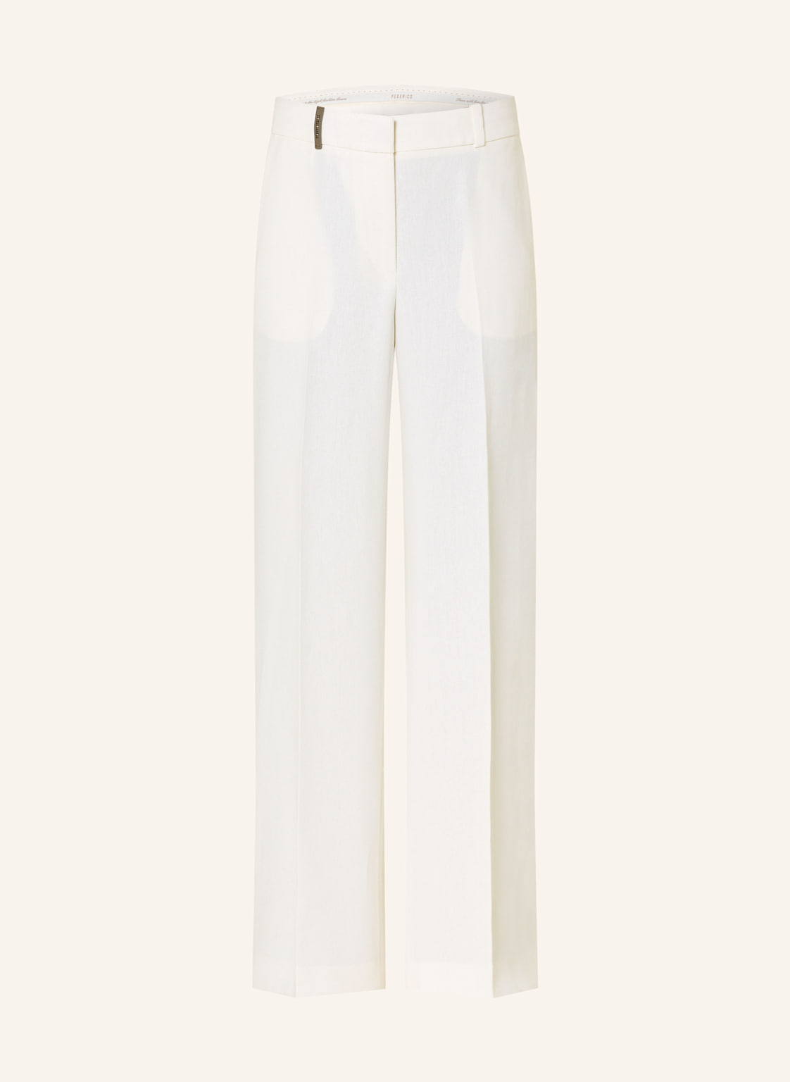 Peserico Marlenehose Mit Leinen weiss Peserico Marlenehose Mit Leinen weiss von PESERICO