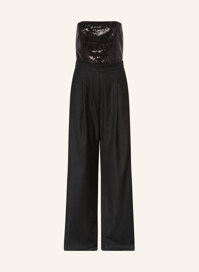 Peserico Off-Shoulder-Jumpsuit Mit Pailletten schwarz von PESERICO