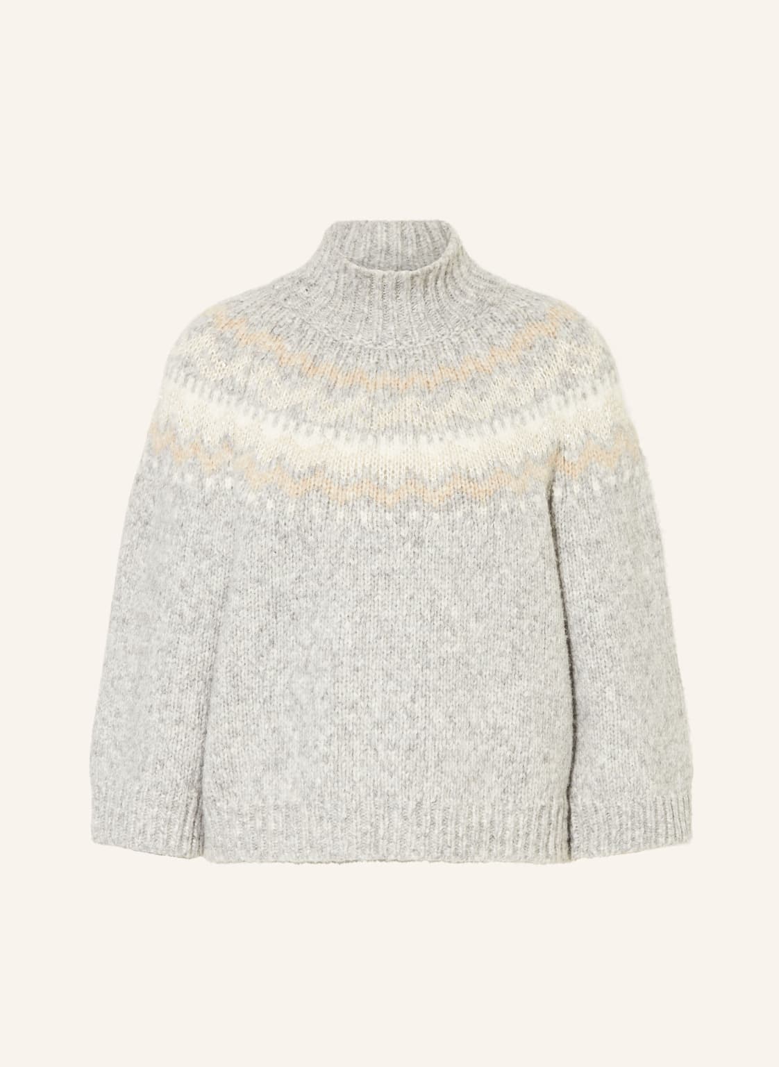 Peserico Pullover Mit Alpaka Und Pailletten grau von PESERICO