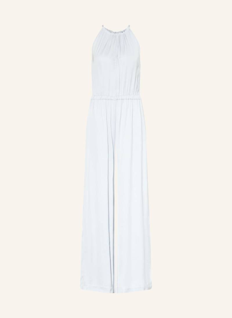 Peserico Satin-Jumpsuit blau von PESERICO