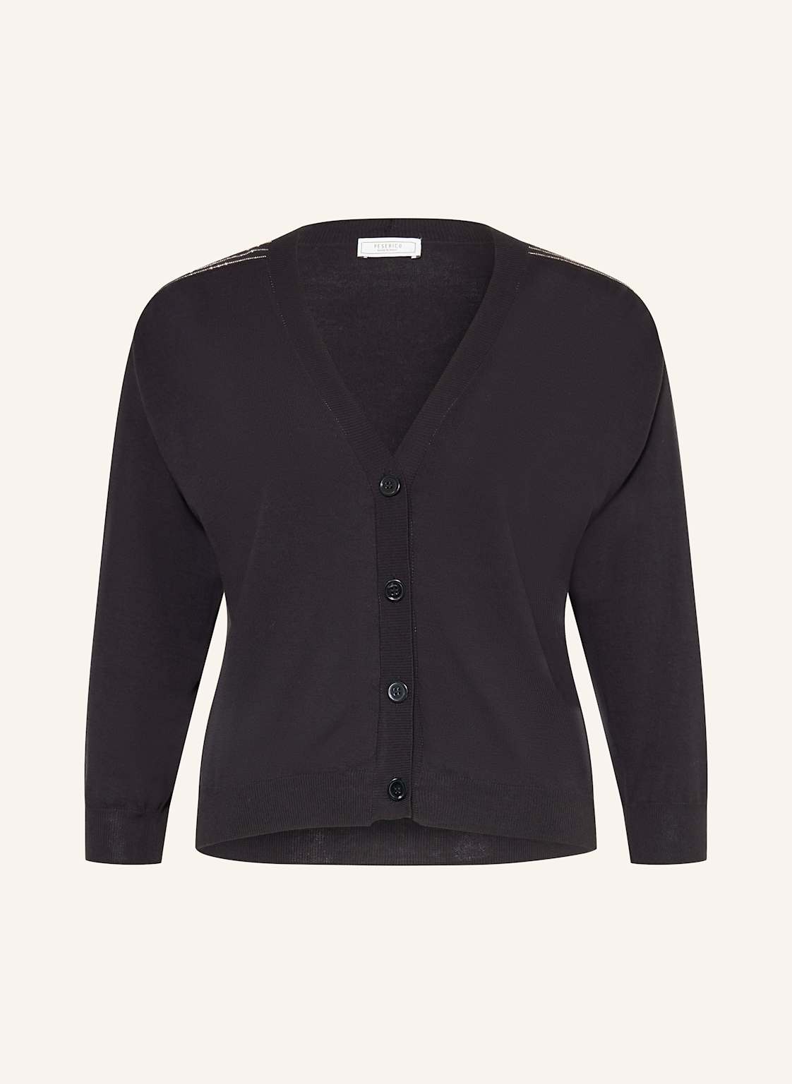 Peserico Strickjacke Mit 3/4-Arm blau Peserico Strickjacke Mit 3/4-Arm blau von PESERICO