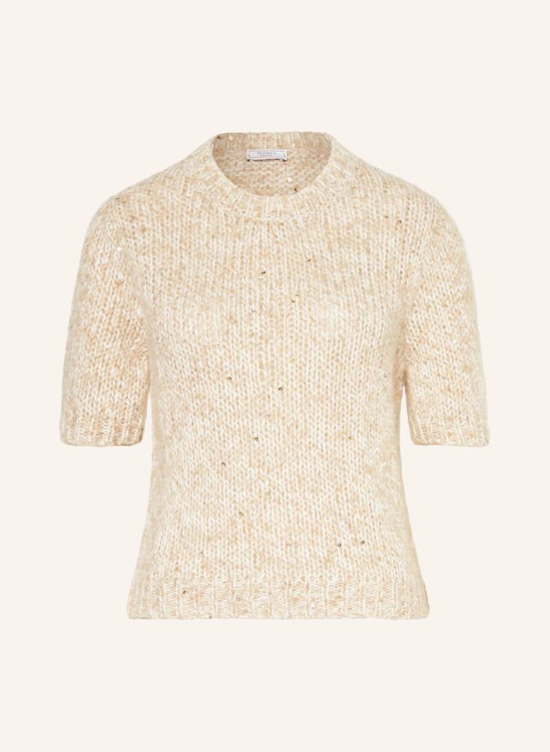 Peserico Strickshirt Mit Alpaka Und Pailletten beige von PESERICO