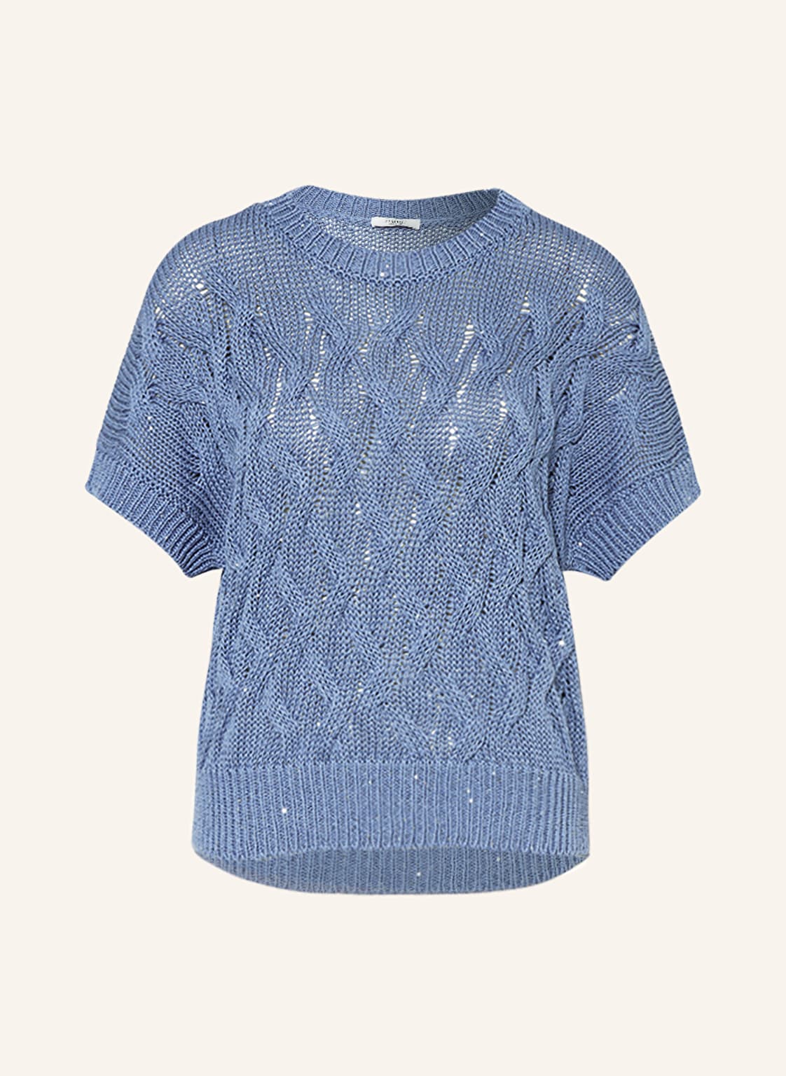 Peserico Strickshirt Mit Pailletten blau von PESERICO