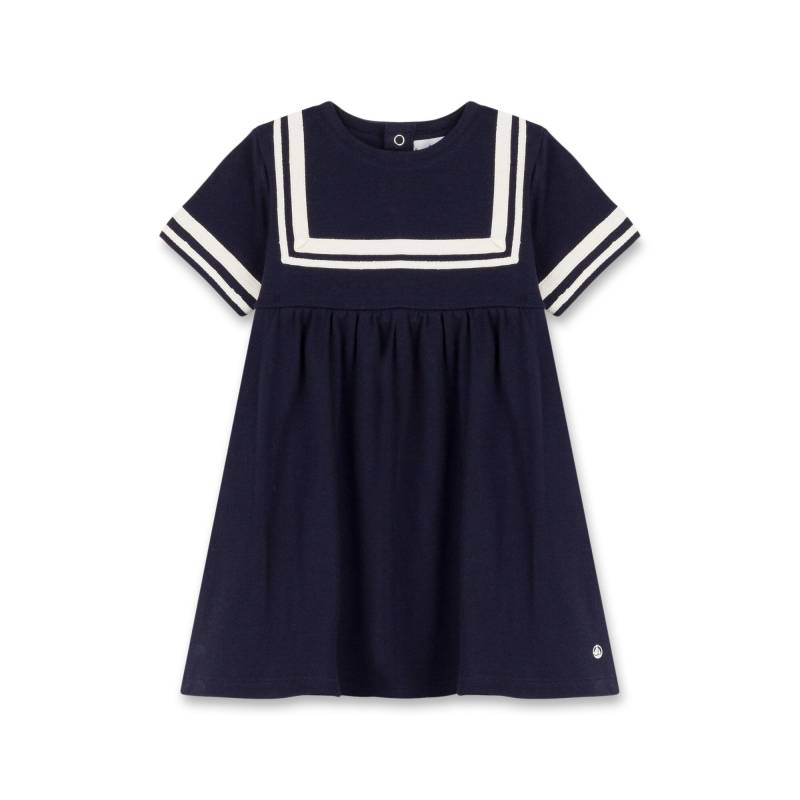 Babykleid, Kurzarm Unisex Marine 3 mesi von PETIT BATEAU