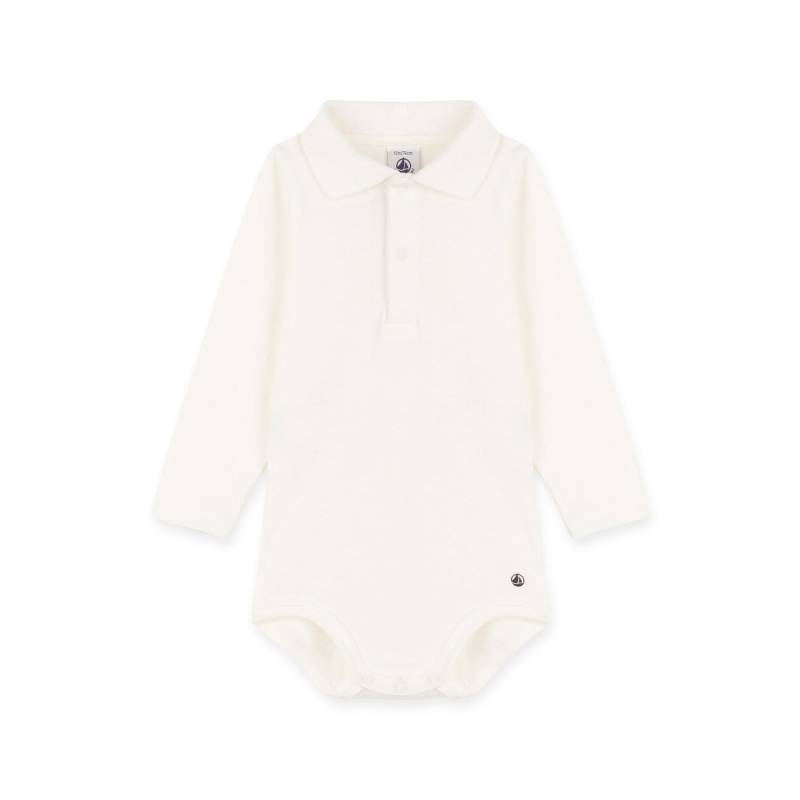 Body, Langarm Unisex Weiss  12 mese von PETIT BATEAU