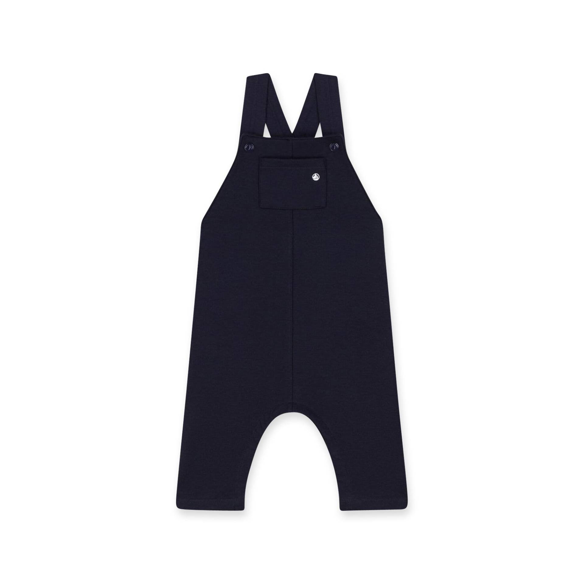 Petit Bateau - Latzhose, 12 mese, Dunkelblau von Petit Bateau