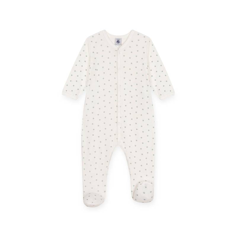 Overall Unisex Weiss Bedruckt 12 mese von PETIT BATEAU