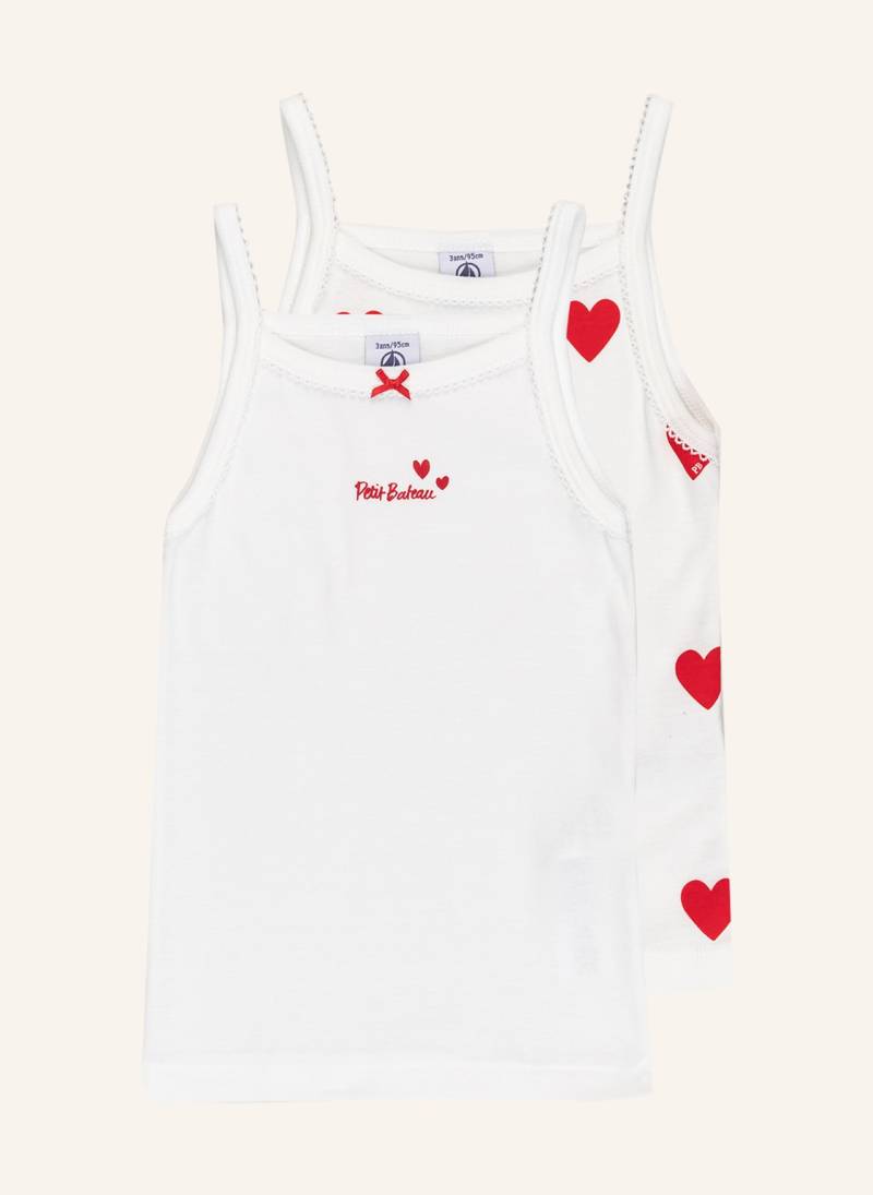 Petit Bateau 2er-Pack Tops weiss Petit Bateau 2er-Pack Tops weiss von PETIT BATEAU