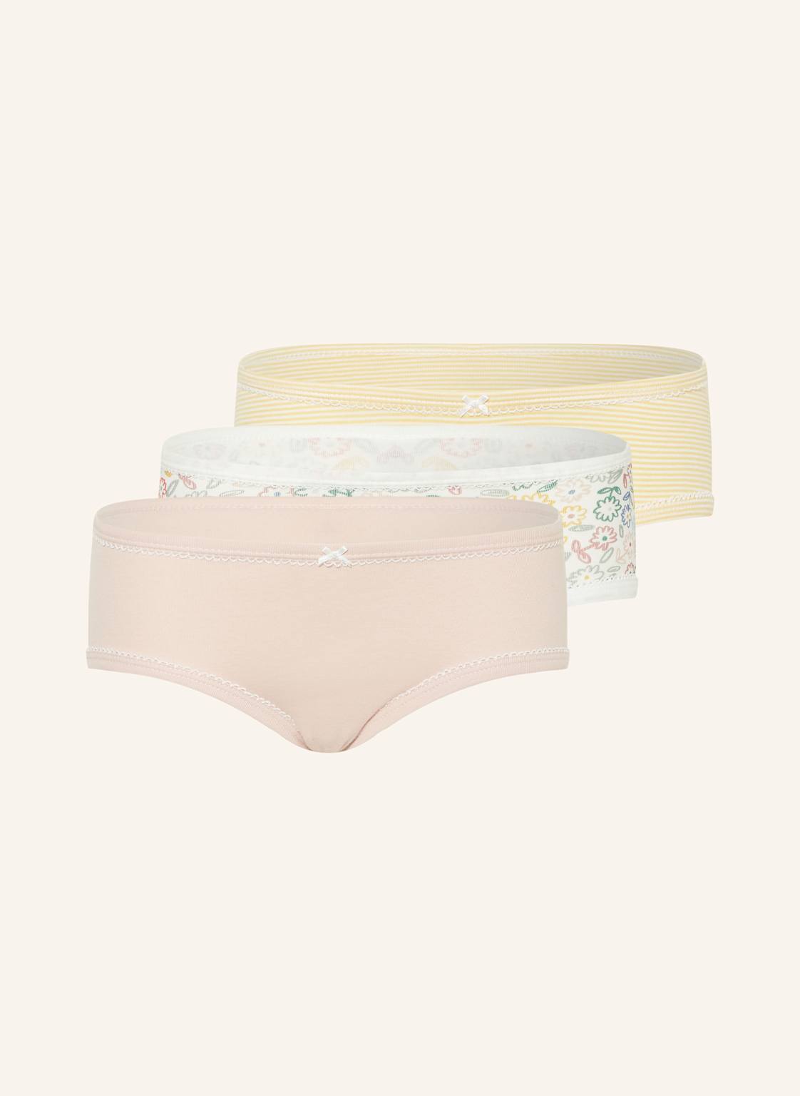 Petit Bateau 3er-Pack Panties weiss von PETIT BATEAU