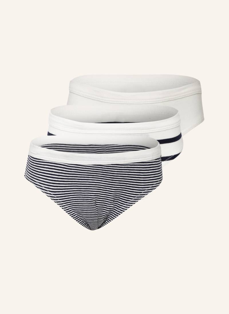 Petit Bateau 3er-Pack Slips blau von PETIT BATEAU