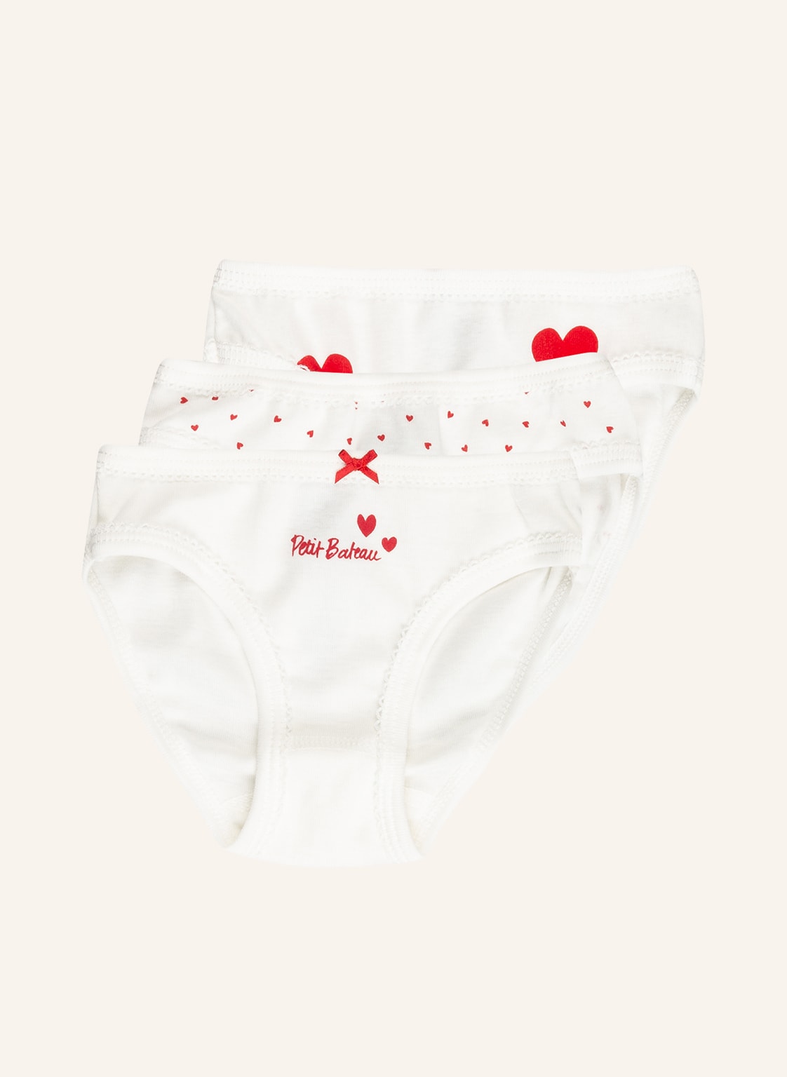 Petit Bateau 3er-Pack Slips weiss Petit Bateau 3er-Pack Slips weiss von PETIT BATEAU