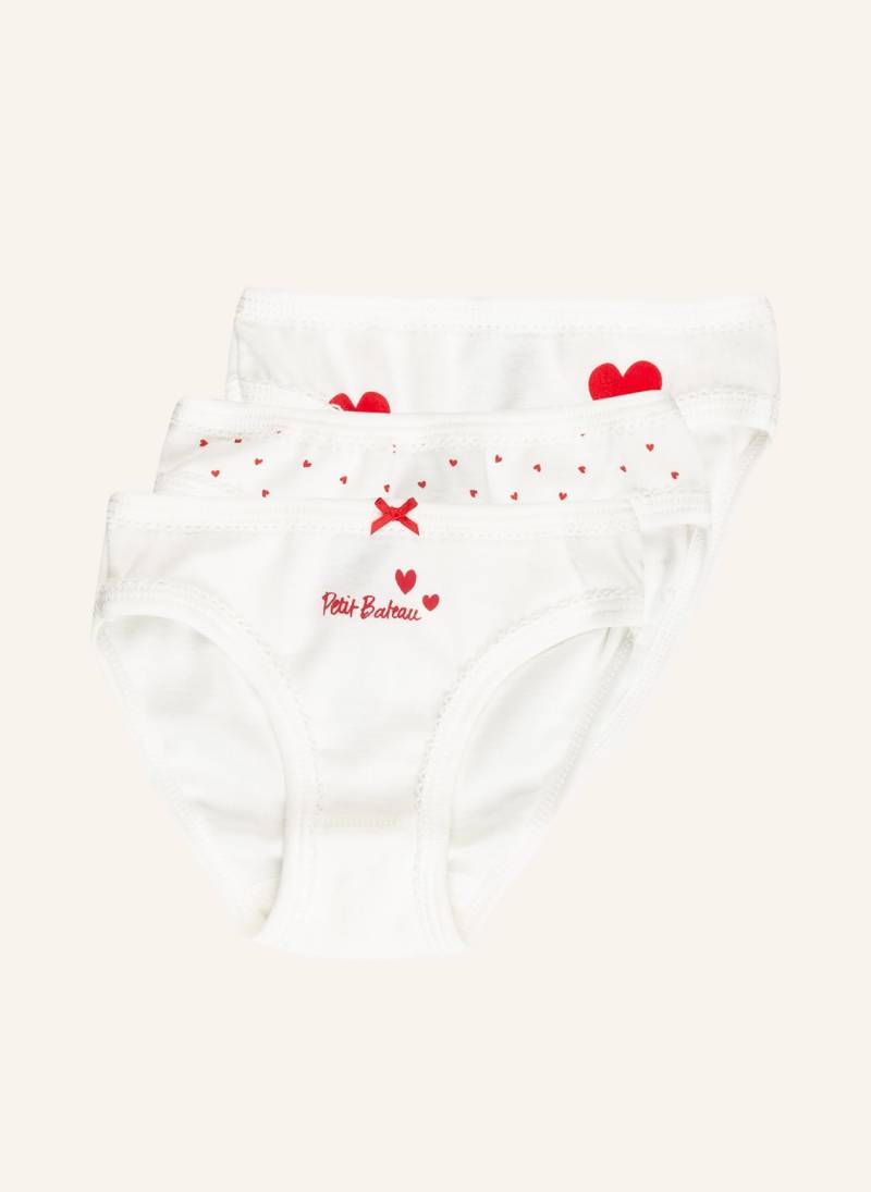 Petit Bateau 3er-Pack Slips weiss von PETIT BATEAU