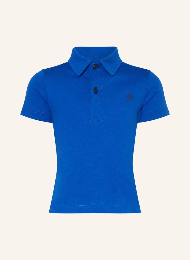 Petit Bateau Jersey-Poloshirt blau von PETIT BATEAU