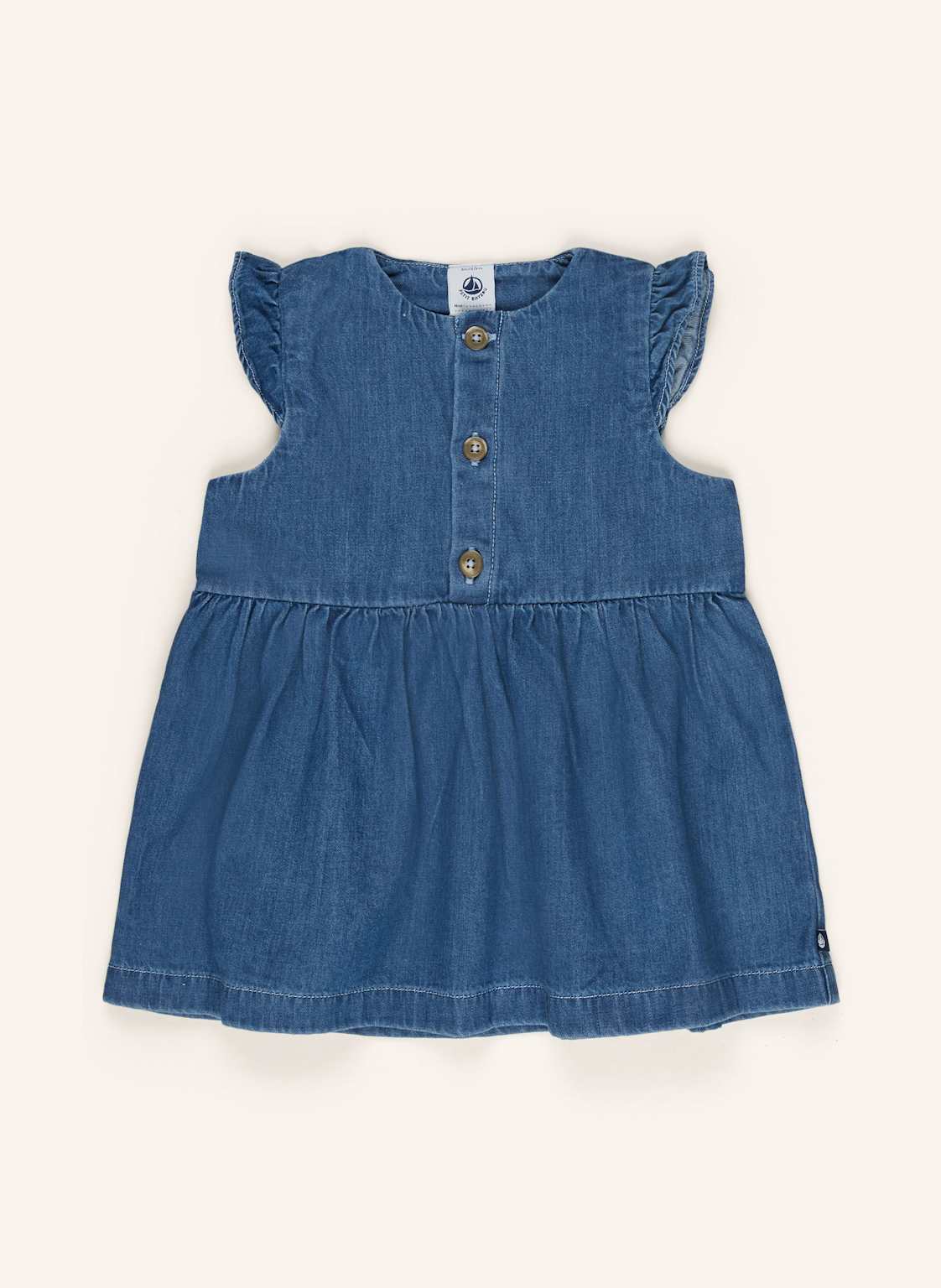 Petit Bateau Kleid Robe In Jeansoptik Mit Volants blau Petit Bateau Kleid Robe In Jeansoptik Mit Volants blau von PETIT BATEAU