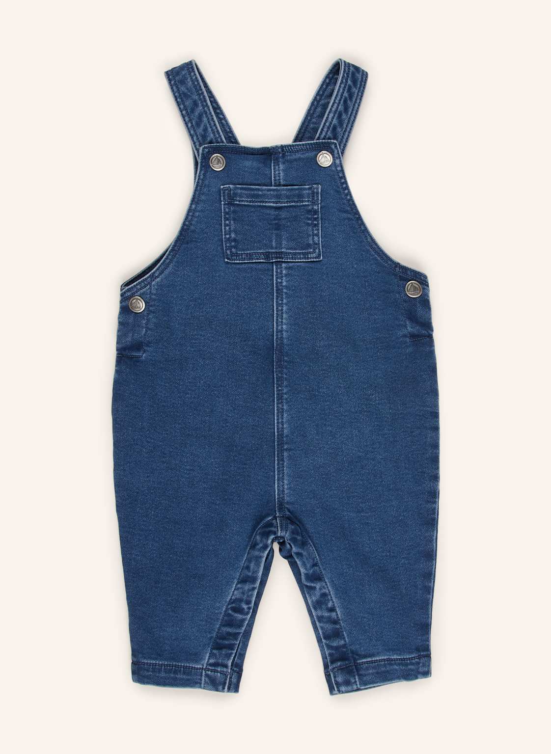 Petit Bateau Latzhose Salopette Lon In Jeansoptik blau von PETIT BATEAU