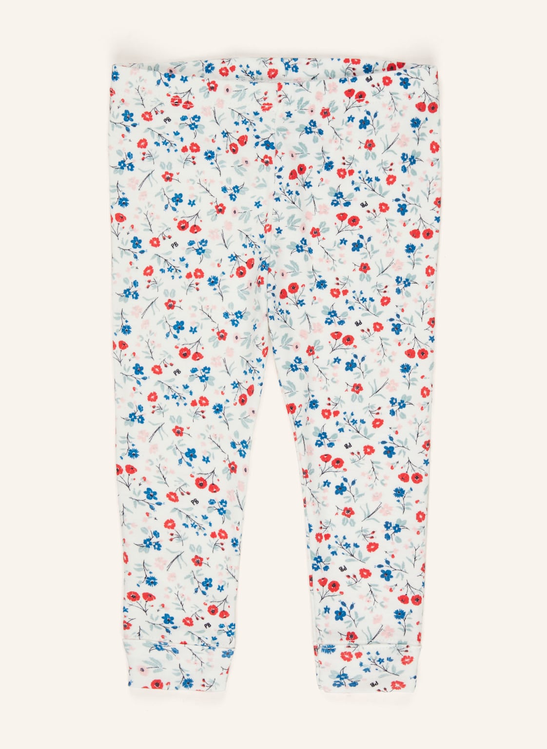 Petit Bateau Leggings Millefleur weiss Petit Bateau Leggings Millefleur weiss von PETIT BATEAU
