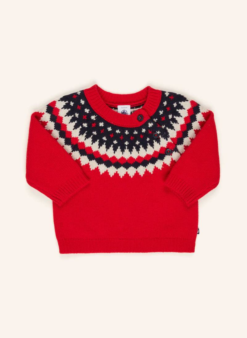 Petit Bateau Pullover rot von PETIT BATEAU