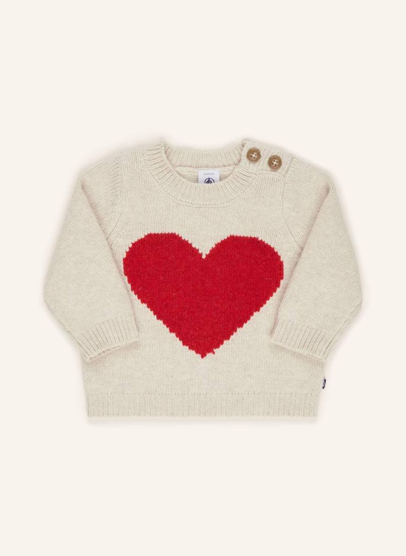 Petit Bateau Pullover weiss von PETIT BATEAU