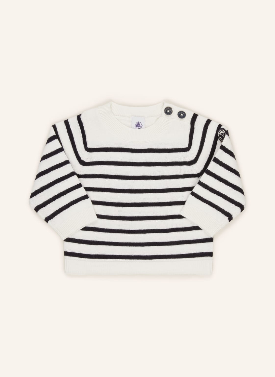 Petit Bateau Pullover weiss von PETIT BATEAU